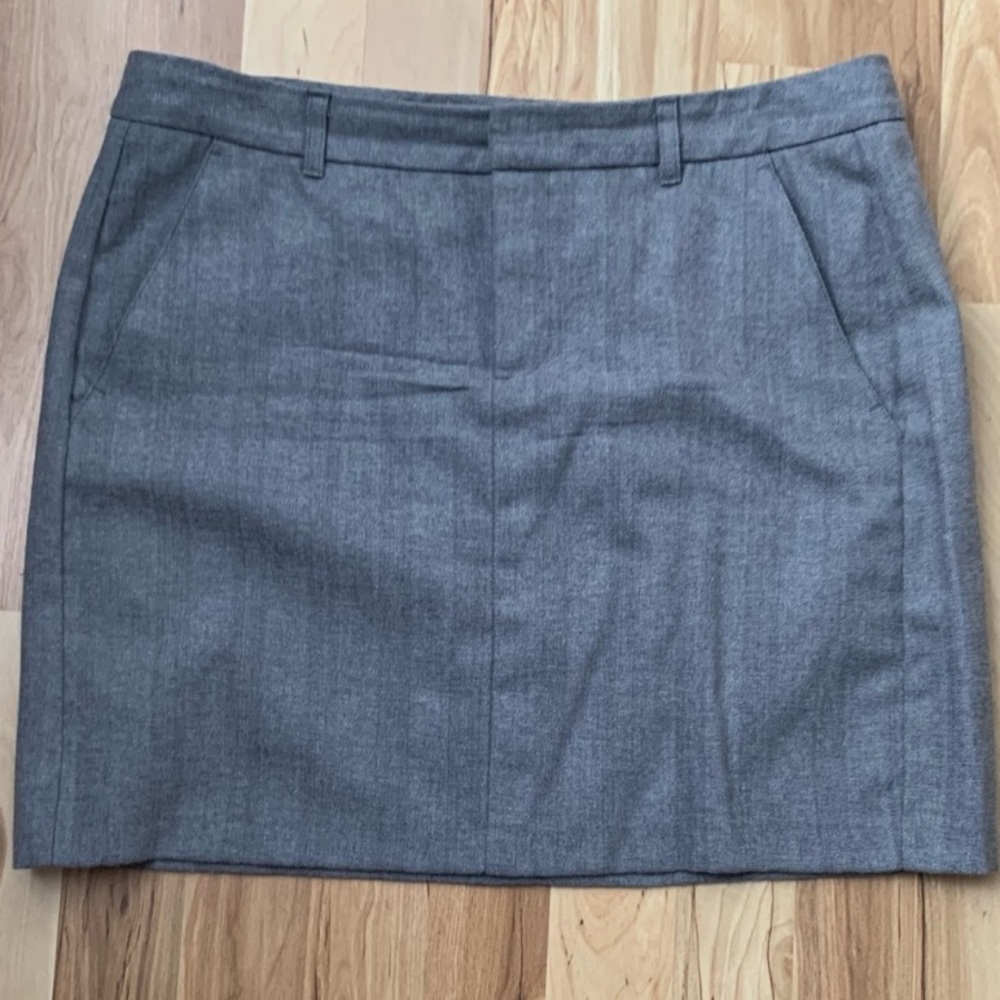 Grey Mini Skirt